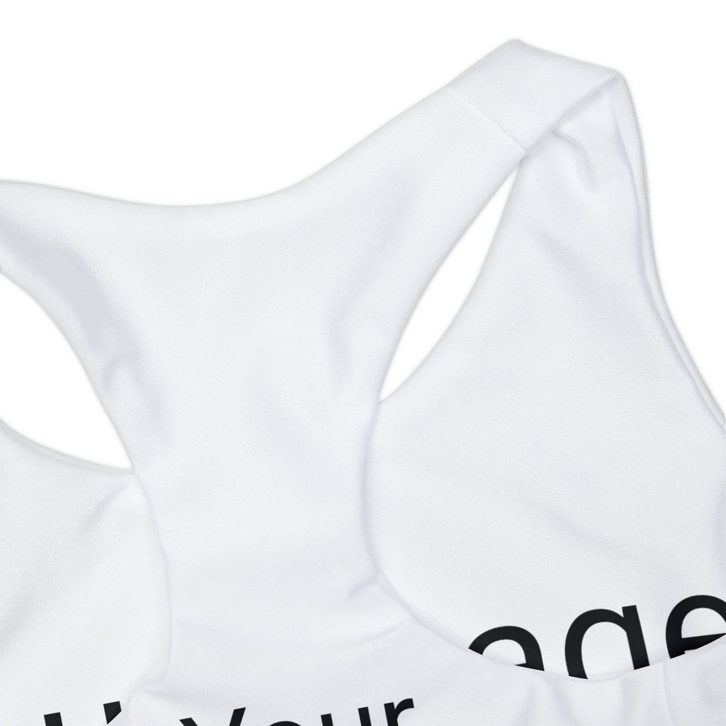 Girls' Swimsuit Crop Top (AOP)